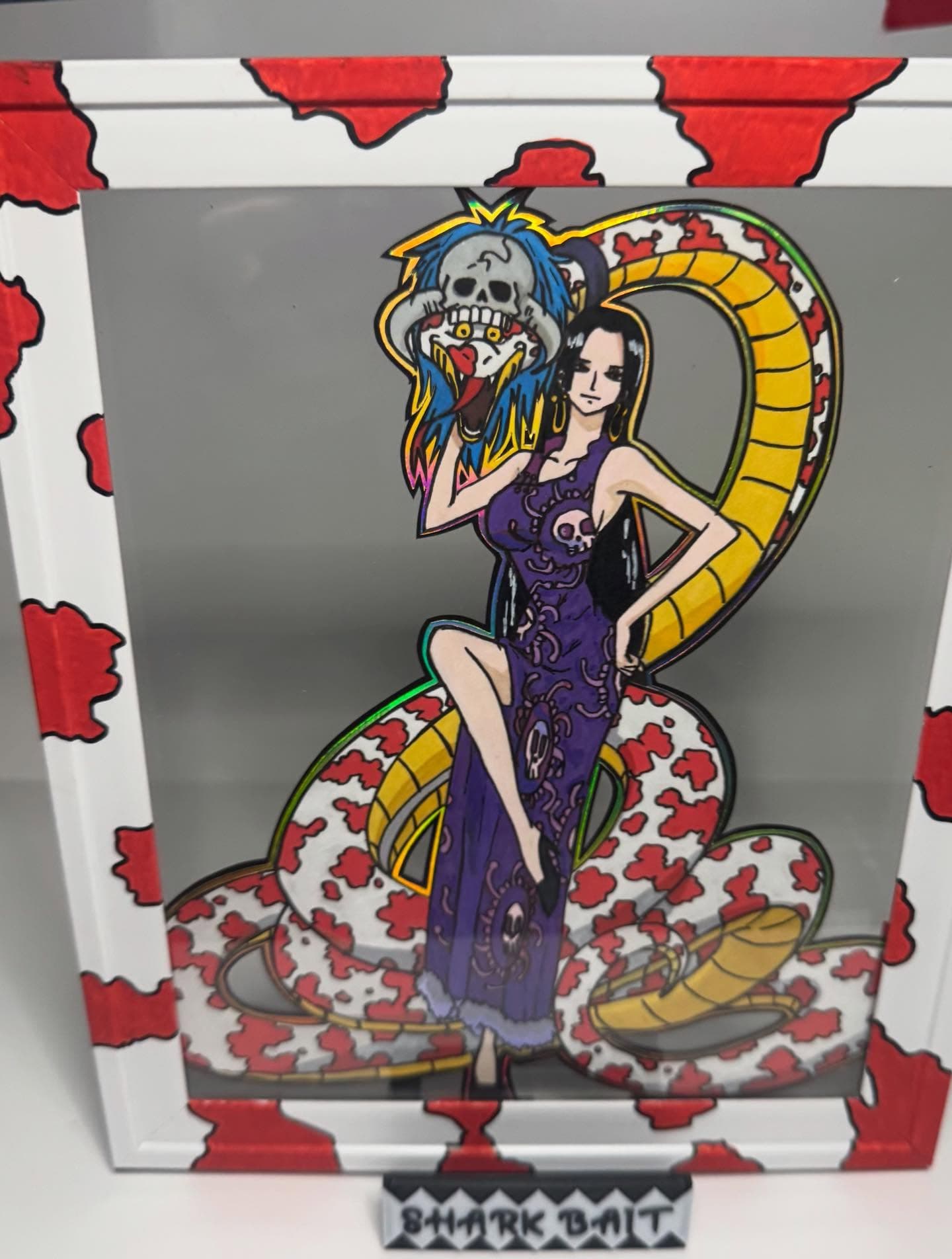 Boa Hancock, Two Piece Collection. Hobby slab card and standing cut.