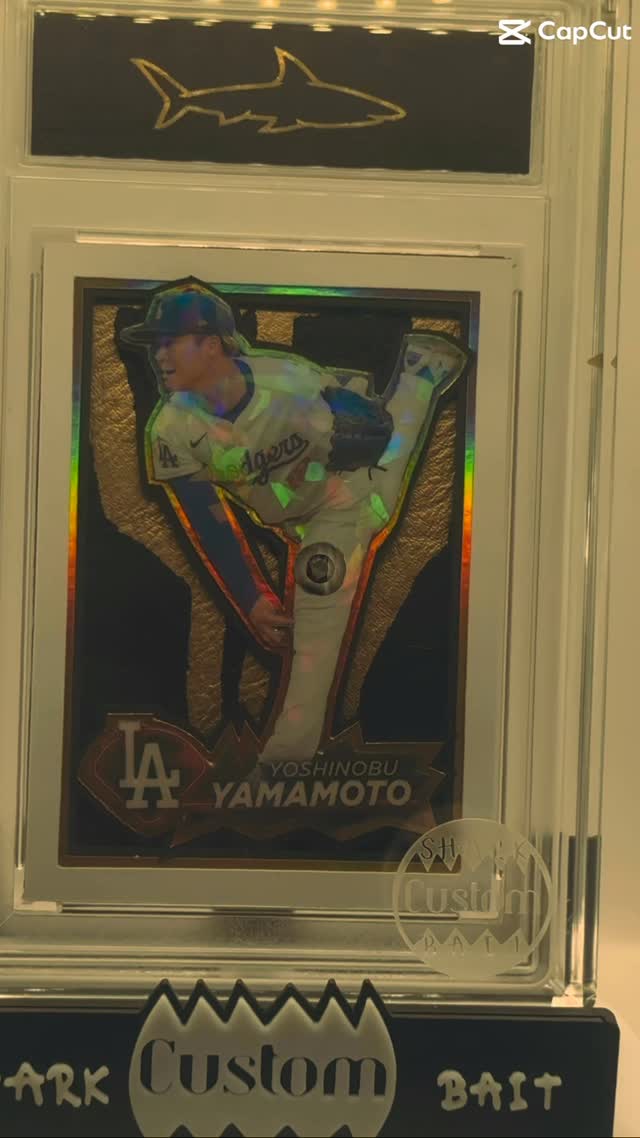 Yamamoto, Rookie Reimagined. World Series MVP, Sharkbait style.